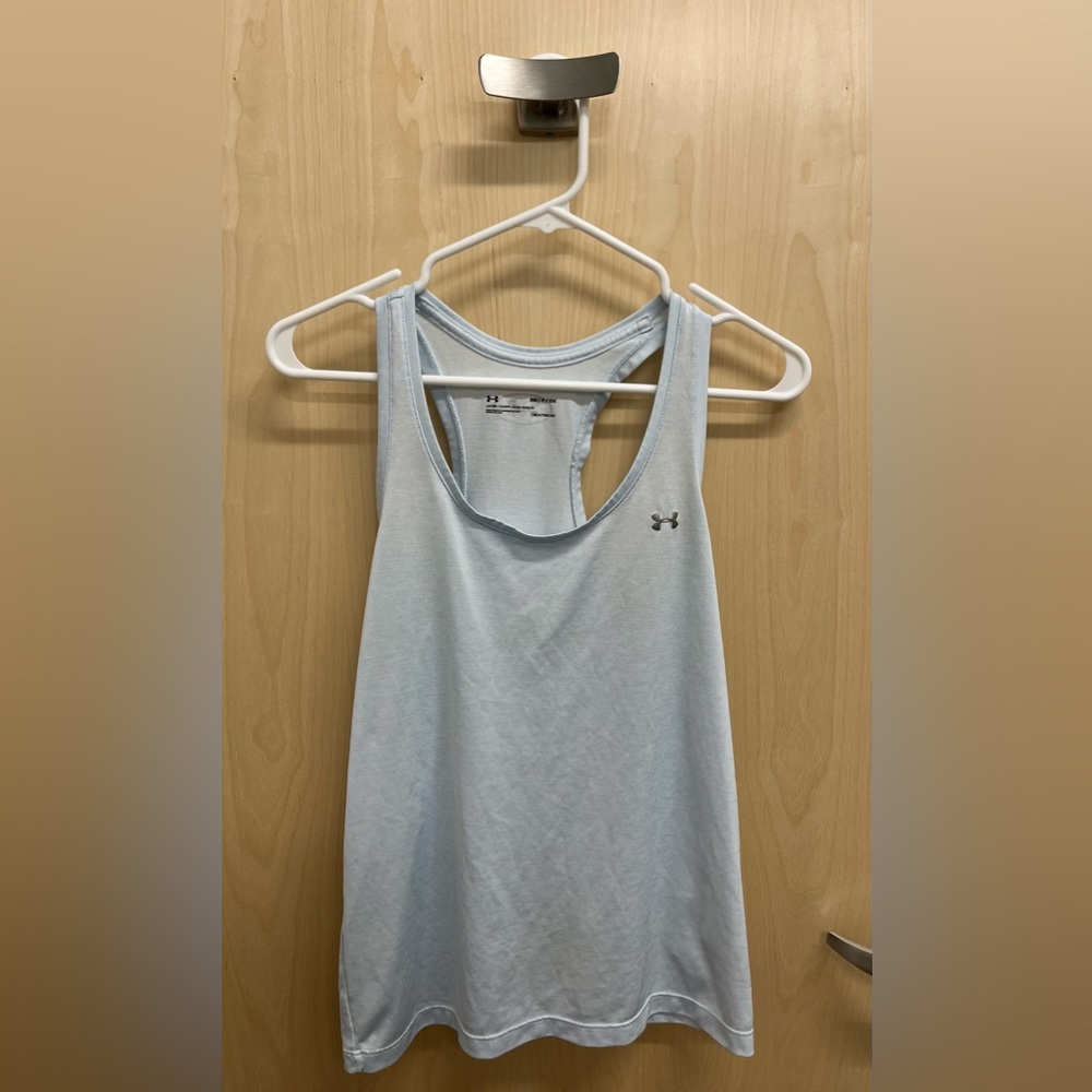 Light blue Underarmour racerback tank